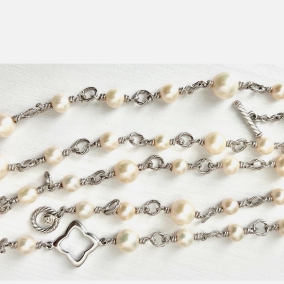 David Yurman necklace, Authentic, 2 strands are 36” long - Picture 10 of 12